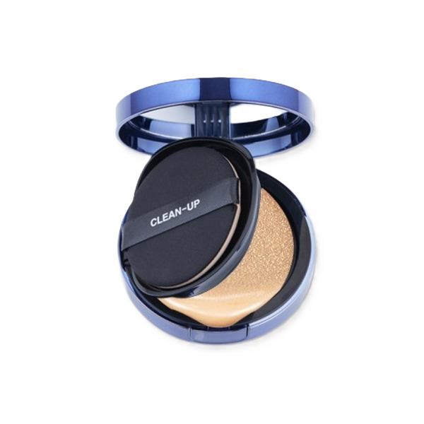 Антивозрастной тональный крем-кушон 21 тон CUSKIN Clean-Up Skinfit Cushion Pact SPF 50 PA++++